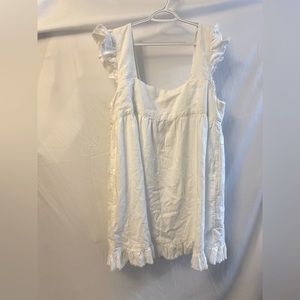 Aerie white cotton summer dress